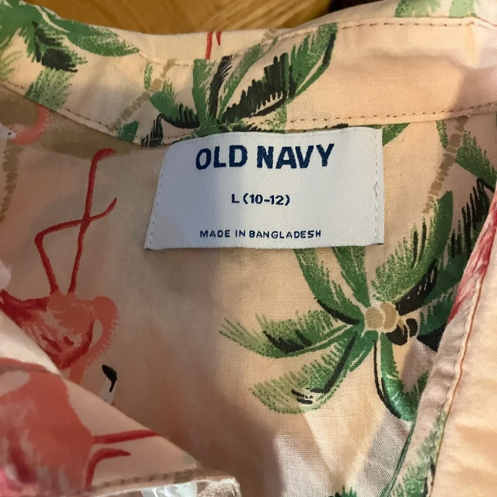 Boy’s Tropical Flamingo Shirt